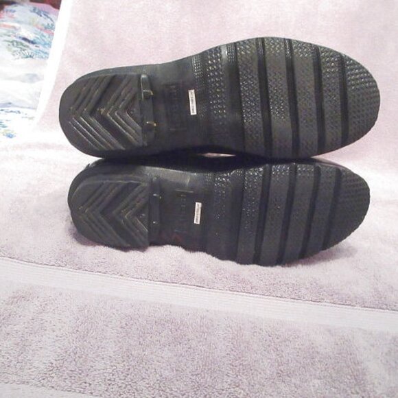 Hunter Tall Waterproof Rain Boots Size 9 Black Winter Snow Barn Work Chore Welly - Picture 13 of 13